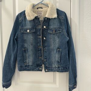 Denim Furr Jacket
